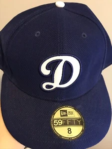 Los Angeles Dodgers New Era Fitted Cap Size 8 Nwt 59Fifty - Picture 1 of 4