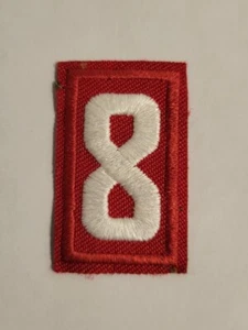 Boy Scouts Uniform Troop Numeral #8 - Picture 1 of 2
