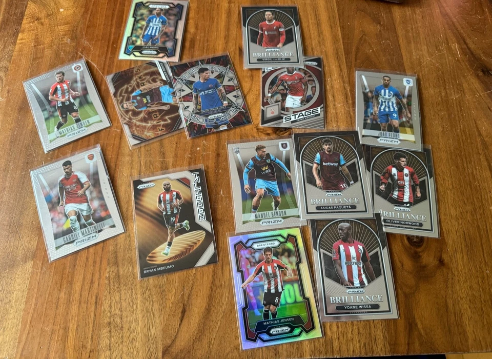 2023-24 Panini Prizm Premier League  RC & Inserts & Parallels  pick from list - Image 1 of 1