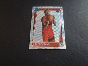 2021-22 Optic Scottie Barnes Silver Wave Prizm Rookie 186 RC Toronto Raptors - Picture 1 of 2