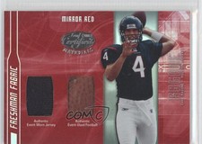 2003 Leaf Certified Materials Freshman Fabric Mirror Red Dave Ragone Rookie RC