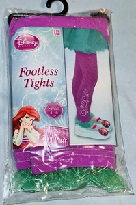 Ariel Princess Dress Up Costume Footless Tights Girls Size 4/6 Petite Childrens - Picture 1 of 3