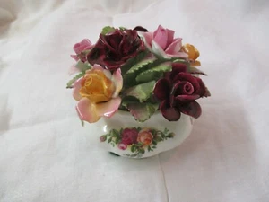 Vintage 1962 England Royal Albert bone china Bouquet of Flowers Country Roses - Picture 1 of 6
