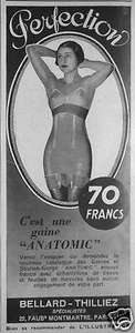 PUBLICITÉ GAINE ANATOMIC PERFECTION BELLARD THILLIEZ - Picture 1 of 1