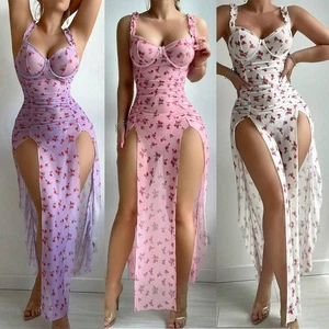 Sexy Damen-Dessous G-String Spitze Nachtwäsche Kleid Babydoll Nachtwäsche Unterwäsche 8 - Bild 1 von 15