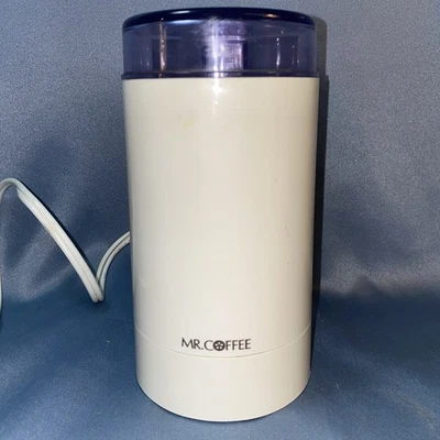 Molinillo de granos de café con cuchilla eléctrica Mr. Coffee de colección modelo IDS-50 probado funciona Foto 1 de 4