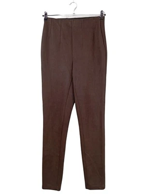 VERO MODA Pantalón de cintura alta Mujeres Pantalón Talla EU 40 marrón - Imagen 1 de 4