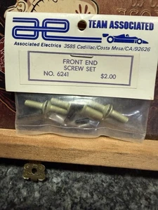 VINTAGE TEAM ASSOCIATED 6241 FRONT END SCREW SET RC10 GOLD PAN ! NOS - Picture 1 of 4