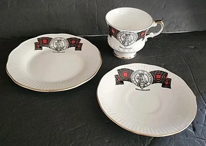 Elizabethan Fine Bone China MacGregor Scottish Chiefs 3tlg Set Tasse Untertasse Teller - Bild 1 von 24