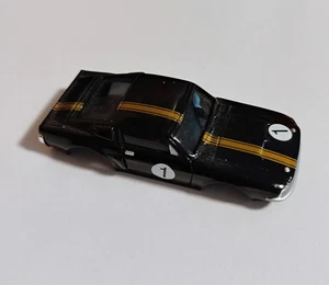 JOHNNY LIGHTNING 1967 SHELBY MUSTANG GT350 BLACK GOLD #1 SLOT CAR BODY - Picture 1 of 5