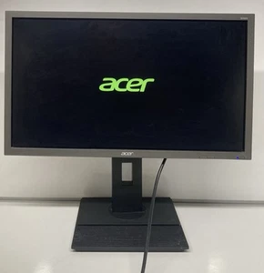 ACER B246HL 24" Monitor. 1920x1080 HD VGA&DVI + height adjustable Stand + Cord - Picture 1 of 17