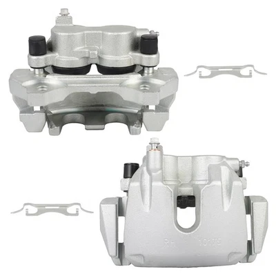 Front Pair Brake Calipers For 2014-2020 Jeep Grand Cherokee AWD w/ Bracket - Image 1 of 4