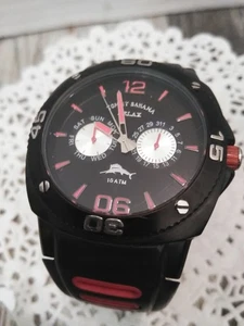 Tommy Bahama Relax Mens Reef Diver Multi Fuction Silicone Band Sport Watch 330FT - Picture 1 of 15
