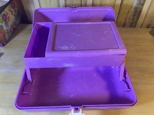 Vintage Caboodles Lavender Purple Makeup Carrying Case Box Model 5626 - Picture 1 of 8