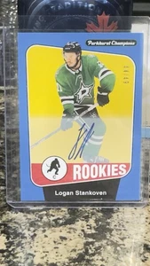 20 24–25 Parkhurst Champions Rookie Auto Numbered Logan Stankoven - Picture 1 of 2