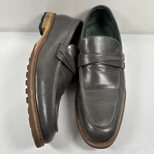 Todd Welsh Men's Pablo Shoes Size 9D Grey Leather Brown Soles Great Condition - Picture 1 of 7