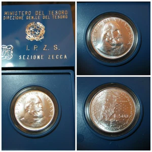 REPUBBLICA ITALIANA 500 LIRE GIUSEPPE GARIBALDI 1982 FDC IN ASTUCCIO - Foto 1 di 1