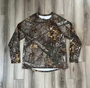 Realtree Shirt Adult L (42/44) Camo Long Sleeve Base Layer Insect Control - Picture 1 of 7