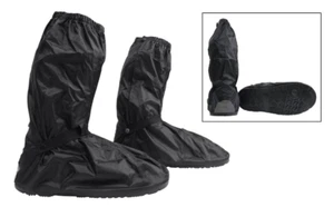 Hawk Copristivali Antipioggia Pioggia Neri Protezione Scarpe Impermeabile Moto - Foto 1 di 1