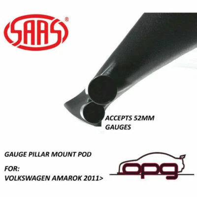 SAAS Pillar Pod Holder / Mount for Volkswagen Amarok 2011 > 52mm Gauges - image 1 of 4