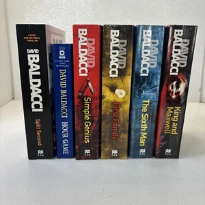 David Baldacci - King and Maxwell Series - 6 Books Collection Set Paperback Lot - Imagen 1 de 5