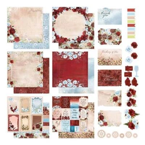 Paquete de pegatinas de colección de álbumes de recortes Couture Creations - Blooming Friendship 6 piezas - Imagen 1 de 2