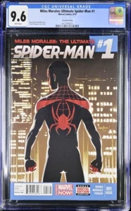 Miles Morales Ultimate Spider-Man #1 segunda impresión CGC 9,6 W Marvel 2014 segunda - Imagen 1 de 2