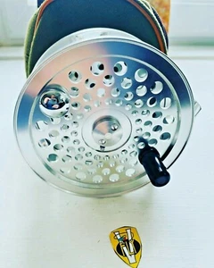 Carrete y estuche para mosca Ken Sawada 4 pulgadas Sussex número 1 salmón - Imagen 1 de 6