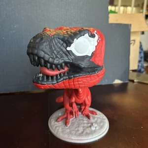 Funko Pop T Rex 10” Paint Custom Spiderman Carnage Figure Loose. - Picture 1 of 4