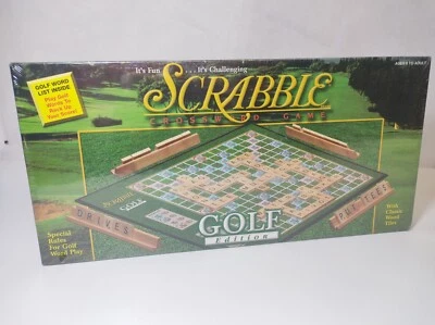 Vintage 2002 Scrabble Crossword Game Golf Edition New & Sealed - Image 1 of 4