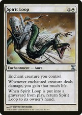 Spirit Loop Time Spiral NM White Uncommon MAGIC THE GATHERING CARD ABUGames