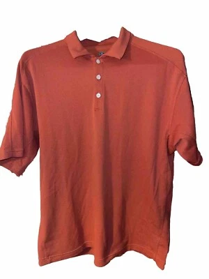 Camisa polo de golf Nike Dri-Fit de manga corta para hombre talla XL naranja  Foto 1 de 4