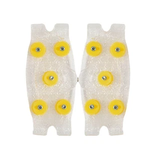 Ice Cleats Ice Cleats Nail TPE Ice Grips Anti-Slip With 5 Steel Studs carefully - Picture 1 of 12