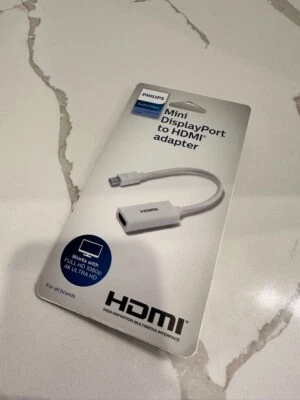 Philips Mini DisplayPort to HDMI Adapter - White - Image 1 of 2