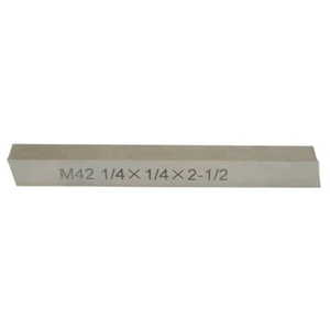 M42 Cobalt Steel Square Lathe Tool Bits Milling Machine 1/4"x 1/4"x 2-1/2" - Picture 1 of 2