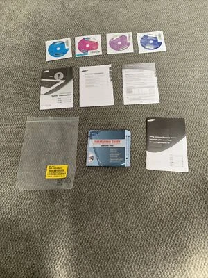 Manuals For Setting Up Samsung X460 (With DVDs) All In New Condition - Image 1 of 4