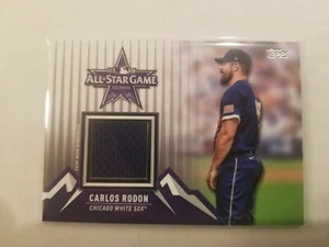 2021 Topps Update All-Star Stitches Jersey Relic Carlos Rodon #ASSC-CR White Sox - Picture 1 of 1