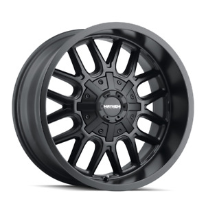 18" Mayhem Cogent Matte Black Wheel 18x9 8x6.5 8x170 For Ford Chevy GMC Rim 0mm