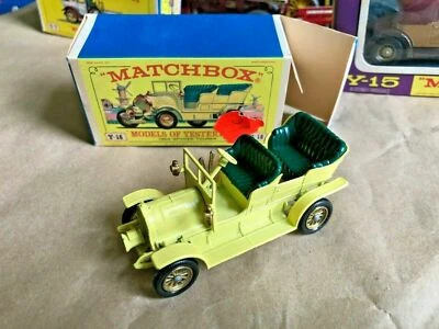 1968 MATCHBOX Yesteryear 16 MOKO Y-16 LESNEY MOY1904 SPYKER Amarelo D CAIXA - Imagem 1 de 4