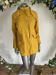 Womens Joules Raincoat Coast Size 6 8 10 & 12 Antique Gold Waterproof NEW PM60 - Picture 1 of 24
