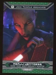 2015 Star Wars Chrome Perspectives Prism Refractor 30-J Asajj Ventress #006/199