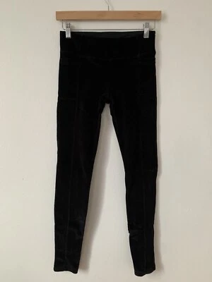 Leggings Athleta Niñas Terciopelo Negro 14 Bolsillos XL Atletismo Suave Acogedor Escuela Foto 1 de 4