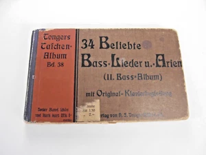 rare note vecchie 2° album bassi Tongers album tascabile 34 canzoni con inserti per pianoforte - Foto 1 di 4