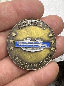 COMBAT INFANTRYMAN US Army Military CHALLENGE COIN - Picture 1 of 5