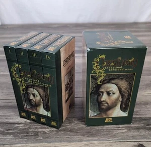 Christianity the Second Thousand Years 4 VHS Cassette Tape Set VG+ A&E Release - Picture 1 of 10