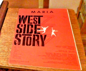 Vintage 1957 Sheet Music Maria - West Side Story Natalie Wood - Picture 1 of 2