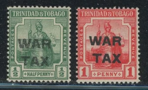 Trinidad und Tobago 1917 Kriegssteuergruppe Sc# MR6-7 NH - Bild 1 von 1