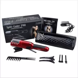 Split Ender PRO Haarschneider für geteilte Enden (ROT) & KOSTENLOSE Ladestation GEBRAUCHT - Bild 1 von 7