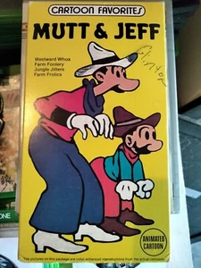 Cartoon Favorites Mutt & jeff VHS 1989 - Picture 1 of 2