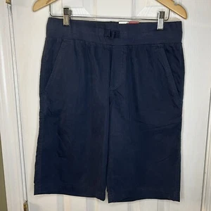 NWT Boy's Izod School Uniform Shorts Navy Size 18 Regular Stretch Waist - Picture 1 of 2